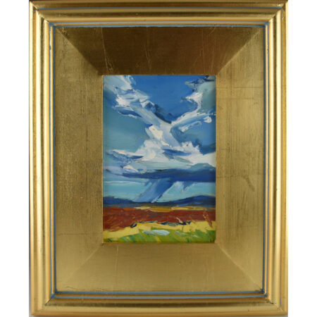 Vargas, Andrea - "Strong is the Faith of Gentle Rains", Oil on Board (5 x 7)