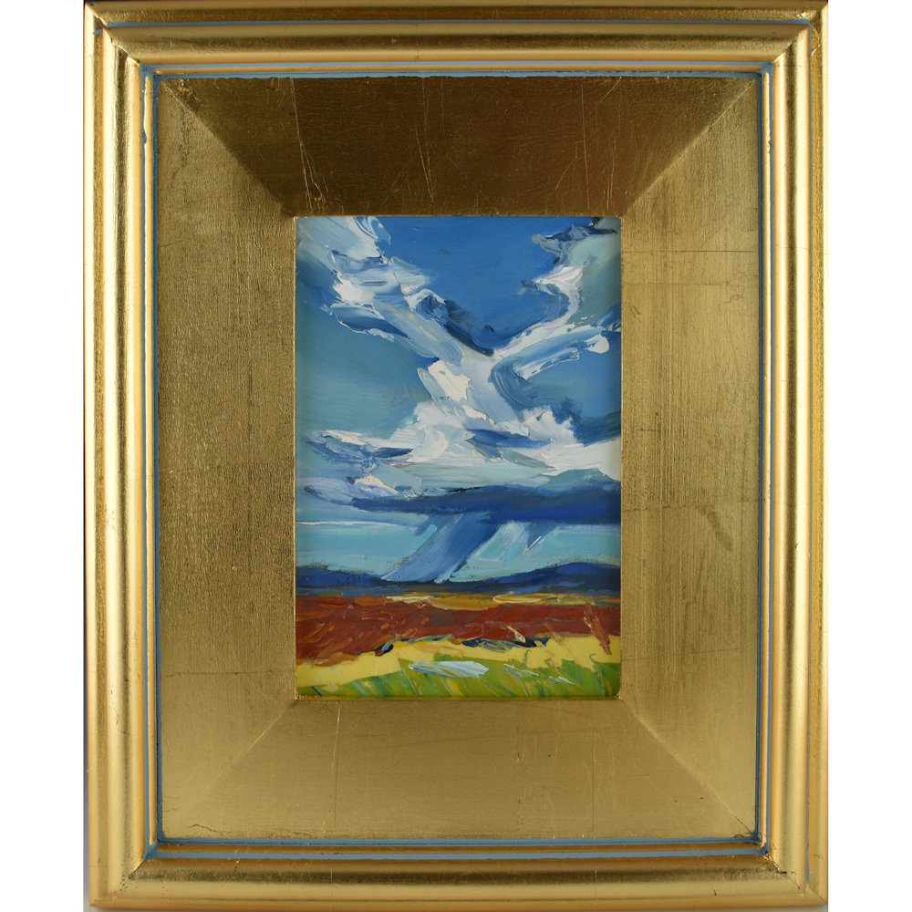 Vargas, Andrea - "Strong is the Faith of Gentle Rains", Oil on Board (5 x 7)