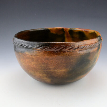 Manygoats, Betty -  8" Wide Bowl with Raised Rope Rim