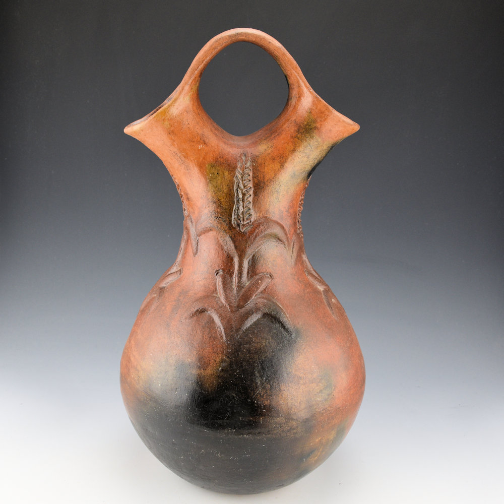 Manygoats, Betty - 14" Tall Wedding Vase with Corn Plants - Image 2