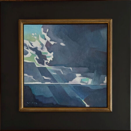 Alternative view of Molnar, Marcia - "Canyon Light" Oil on Board (12 x 12)
