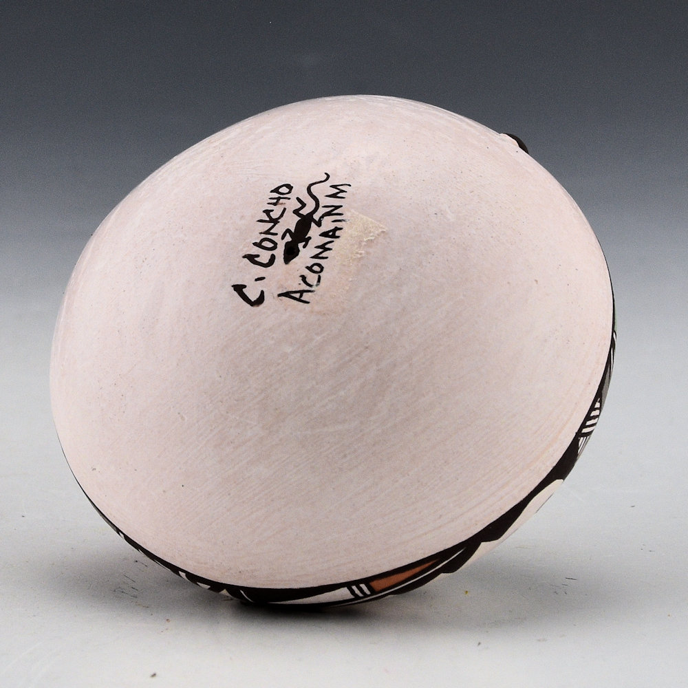 Concho, Carolyn - Seedpot with Raised Lizard and Geometrics - Image 3