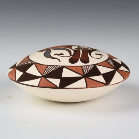 Alternative view of Lewis-Garcia, Diane - Polychrome Seedpot with Parrot and Turkey