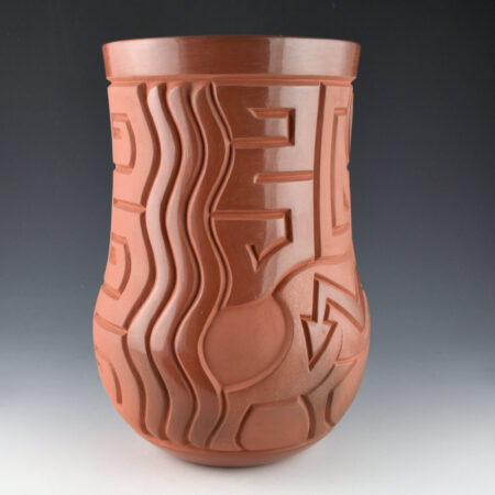 Alternative view of Begay, Daniel - "A Moment in the Forrest" Jar with Deer