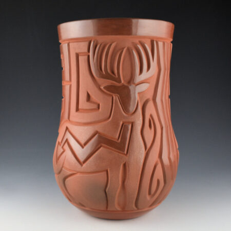Begay, Daniel - "A Moment in the Forrest" Jar with Deer