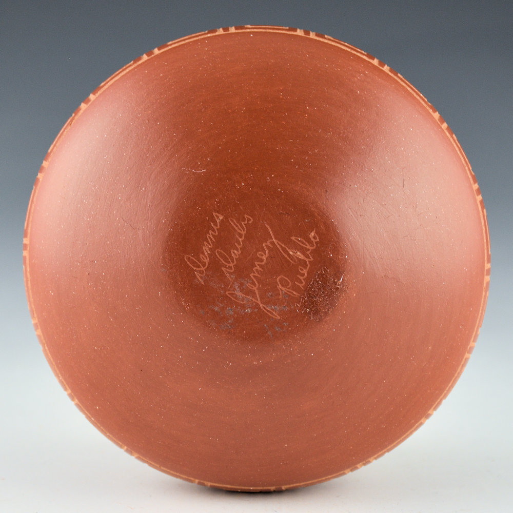 Daubs, Dennis - Bowl with Four Mimbres Lizards (1980s) - Image 3