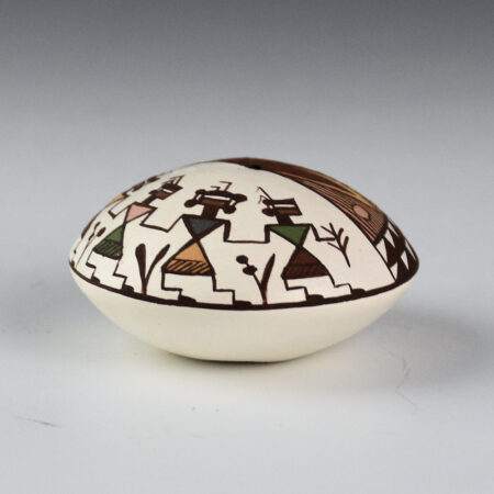 Alternative view of Lewis-Garcia, Diane - Polychrome Seedpot with Female Dancers and Flowers