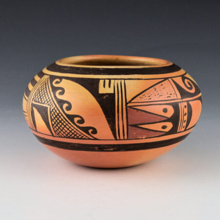 Alternative view of Nampeyo, Fannie - Bowl with River and Cloud Designs (1960s)