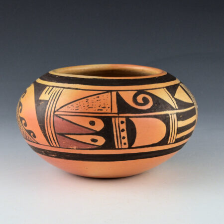 Nampeyo, Fannie - Bowl with River and Cloud Designs (1960s)