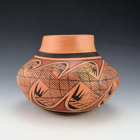 Alternative view of Nampeyo, Fannie - Jar with 18 Bird Wing Migration Patterns (1970s)