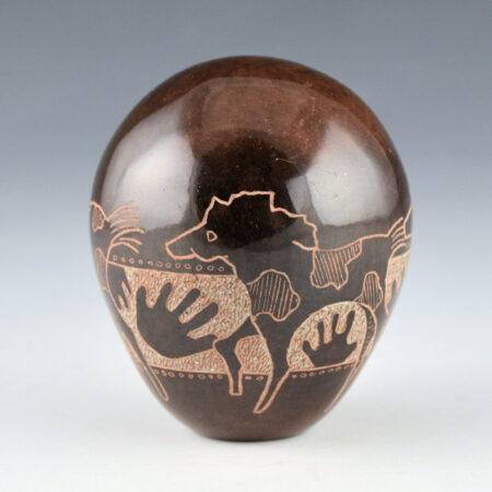 Alternative view of Naranjo, Forest - Seedpot with Three Paint Horses