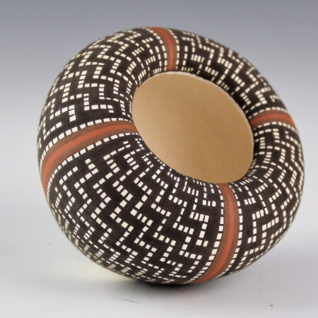 Alternative view of Antonio, Frederica - Mini Infinity Rim Bowl with Rainbow and Lightning