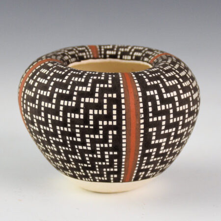 Antonio, Frederica - Mini Infinity Rim Bowl with Rainbow and Lightning