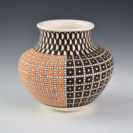 Alternative view of Antonio, Frederica - Five Color Water Jar with Corn and Corn Husk Design