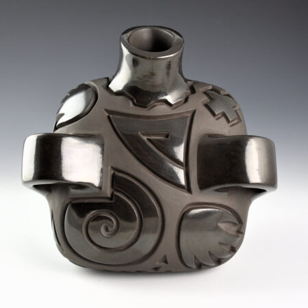 Alternative view of Begay, Jr., Harrison - Canteen with Stars, Clouds, and Bear Paws (2003)