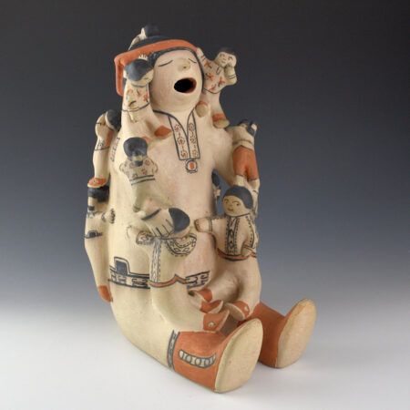 Cordero, Helen - 11.5" Tall Storyteller with 10 Kids (1960s)