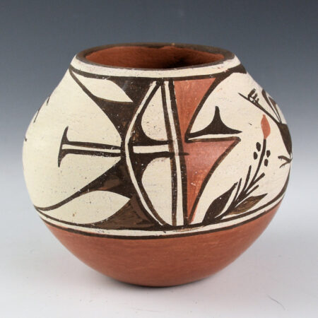 Alternative view of Gachupin, Helen - Small Jar with Zia Birds (1960s)