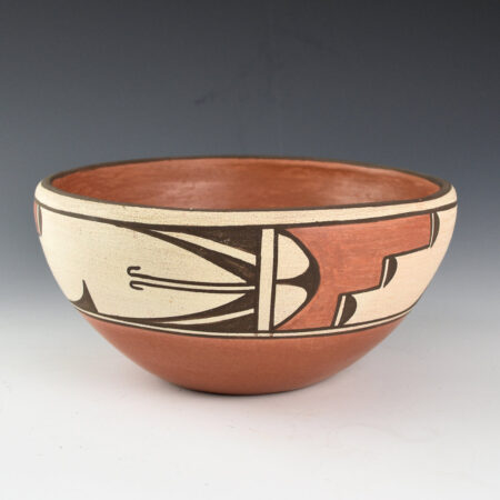 Alternative view of Gachupin, Helen - Open Bowl with Butterfly Design (1970s)