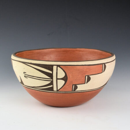 Gachupin, Helen - Open Bowl with Butterfly Design (1970s)