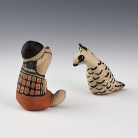 Alternative view of Cordero, Helen - "Hide and Seek" Child and Owl (1970s)