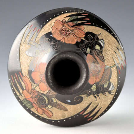 Alternative view of Tafoya, Jennifer - "Honey, Honey" Square Neck Square Jar with Bees