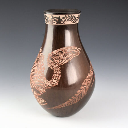 Naranjo, Johnathan - 7" Tall "The Fossil" Water Jar