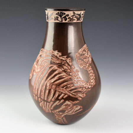 Alternative view of Naranjo, Johnathan - 7" Tall "The Fossil" Water Jar