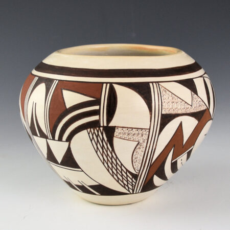 Alternative view of Navasie, Joy "Frogwoman" - Bowl with Swirling Birds (1980s)