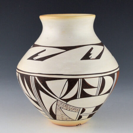 Alternative view of Navasie, Joy "Frogwoman" - Water Jar with Swirling Clouds and Bird Wings (1980s)