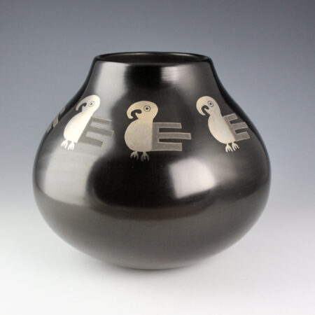 Alternative view of Soler, Lucho - "Platinum Parrots" Black Jar