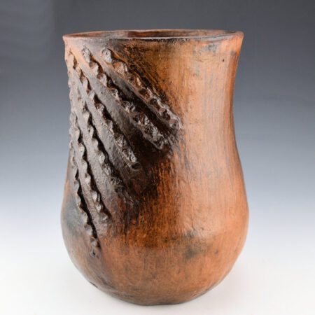 Alternative view of Goodman, Louise - 9" Tall "Rope" Jar (1990s)