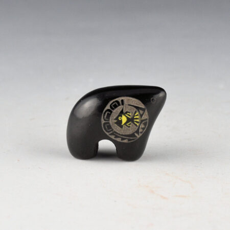 Tapia, Mae - Mini Clay Bear with Etched Fish