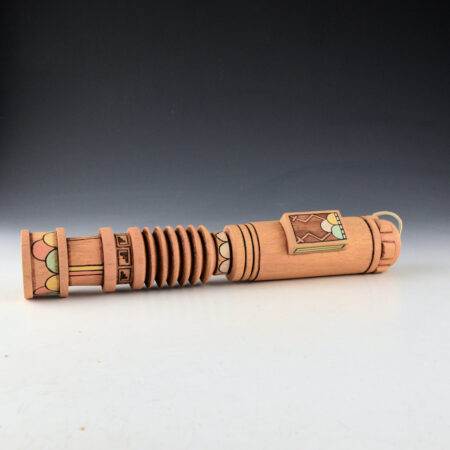 Alternative view of Honyouti, Mavasta - "Hopi Light Saber" Cottonwood Carving
