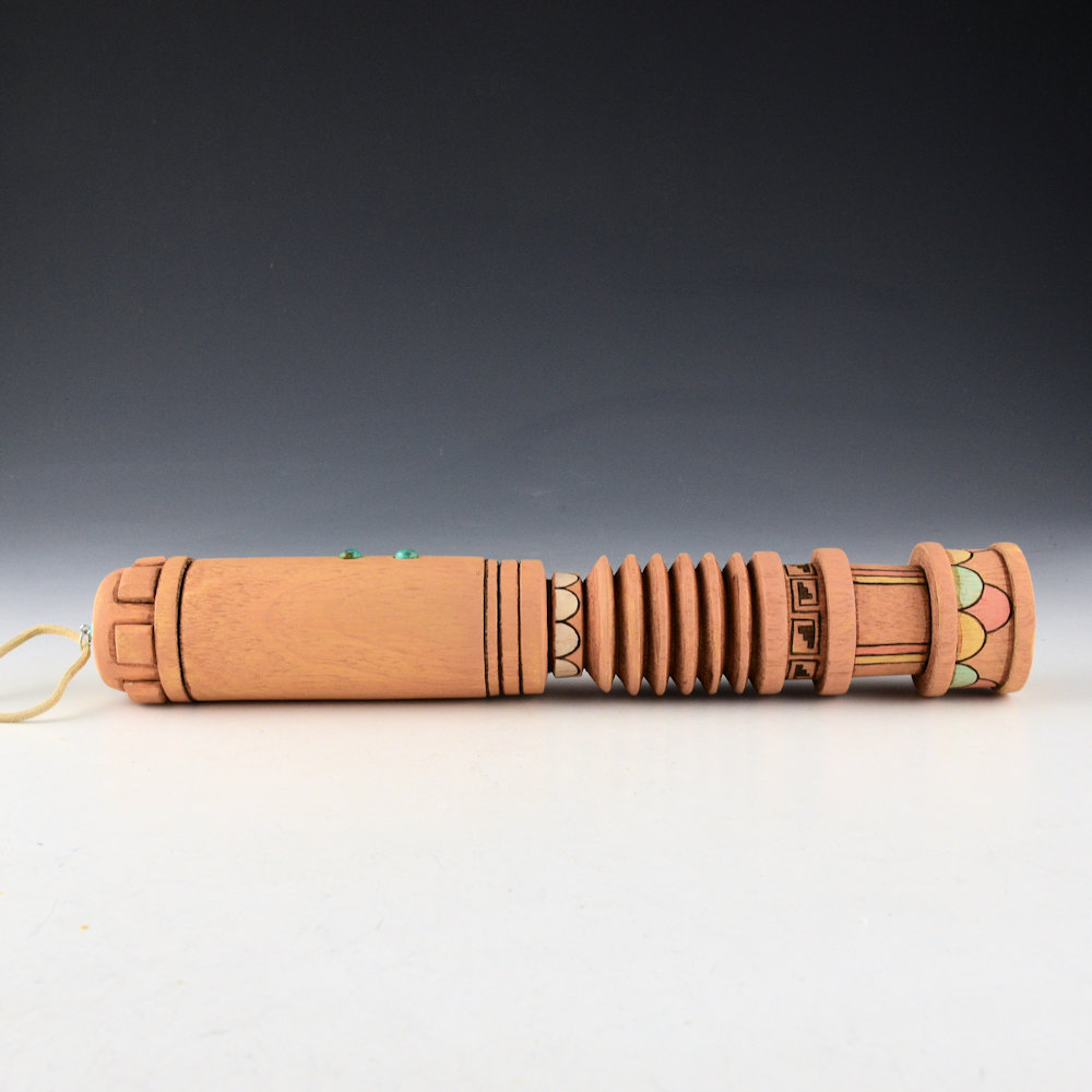 Honyouti, Mavasta - "Hopi Light Saber" Cottonwood Carving - Image 3