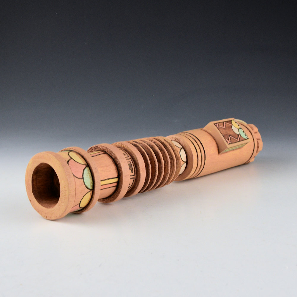 Honyouti, Mavasta - "Hopi Light Saber" Cottonwood Carving - Image 4