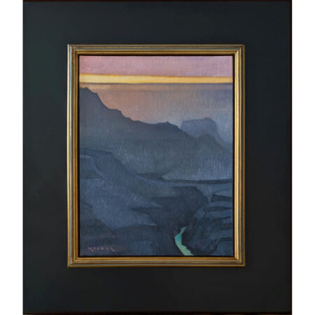 Alternative view of Molnar, Marcia - "Mist and Mystery" Oil on Board (12 x 9)