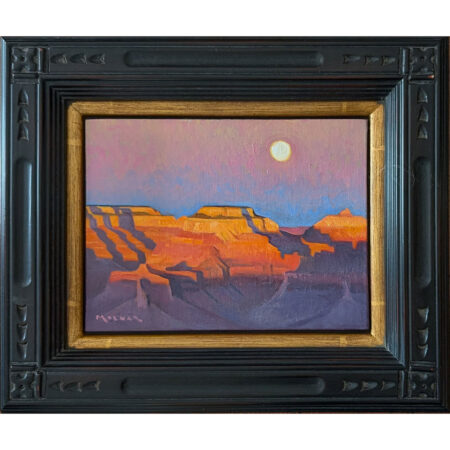 Molnar, Marcia - "Moon Over Wotan" Oil on Board (6 x 9)