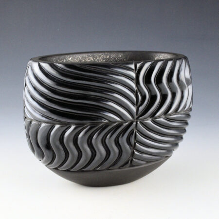Youngblood, Nancy -Four Direction Oval Bowl with 72 Carved Sections