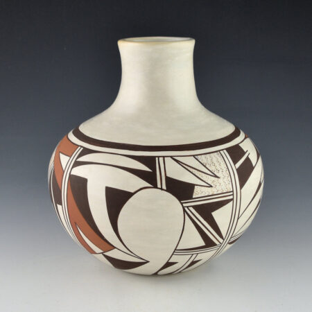 Alternative view of Navasie, Natelle - Long Neck Jar with Hopi Birds and Bird Wings