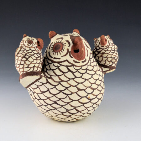 Bica, Nellie - Clay Owl Storyteller (1970s)