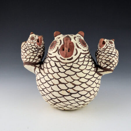 Alternative view of Bica, Nellie - Clay Owl Storyteller (1970s)
