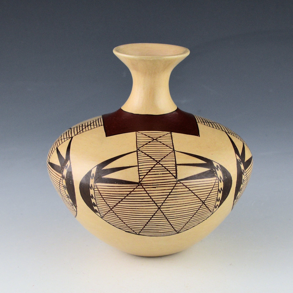 Naha, Nona - Jar with Bat Wing Designs (1990s)