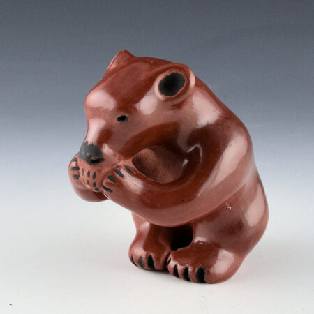 Gutierrez, Pula - Red Clay Bear Eating a Berry (1960s)