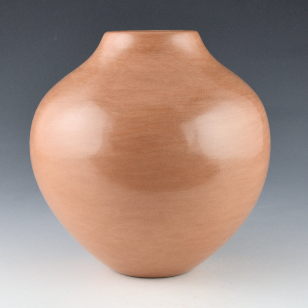 Sanchez, Russell - Red and Tan Jar with Heartline Bear (1990) - Image 3