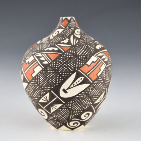 Alternative view of Victorino, Sandra  - Jar with Swirling Clouds and Fineline Designs