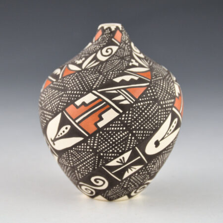 Victorino, Sandra  - Jar with Swirling Clouds and Fineline Designs