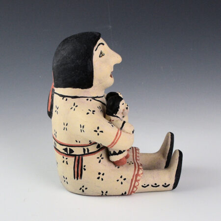 Alternative view of Ortiz, Seferina -Storyteller with Two Kids (1980s)