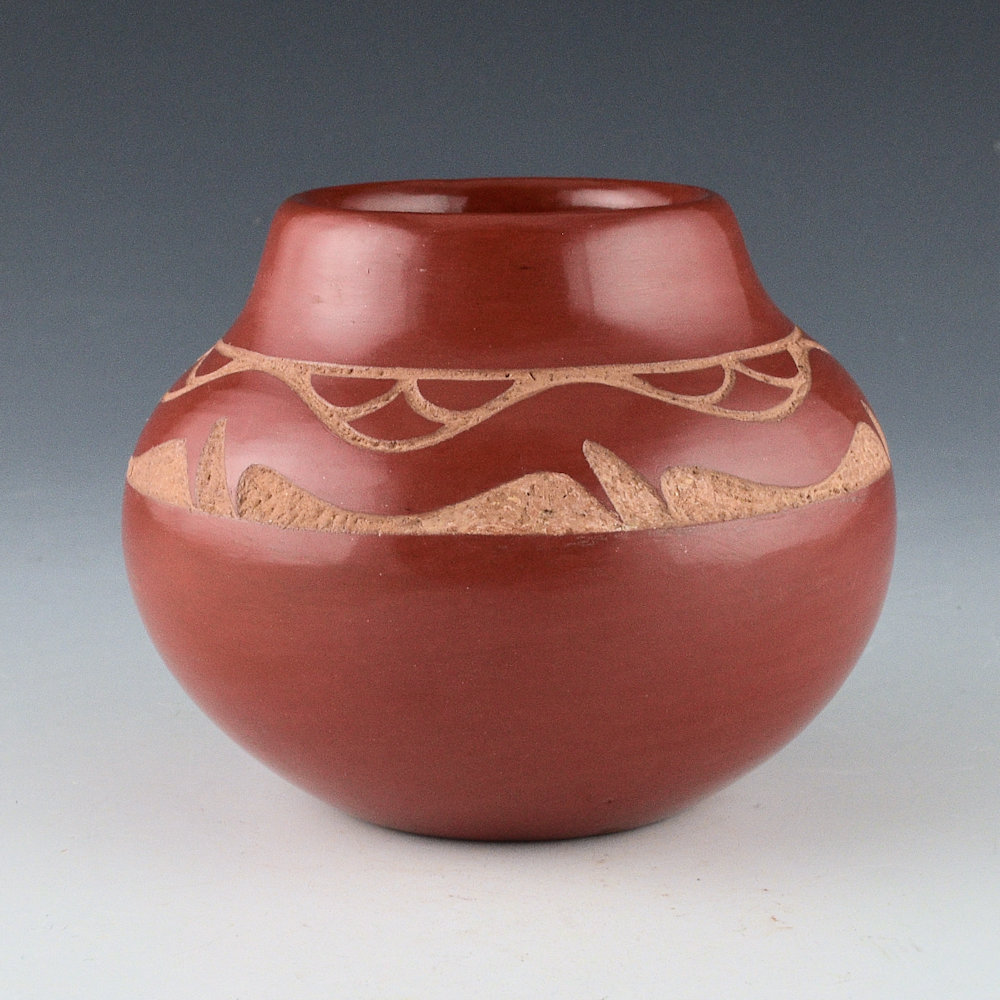 Da, Tony - Red Jar with Avanyu (1970-71) - Image 3