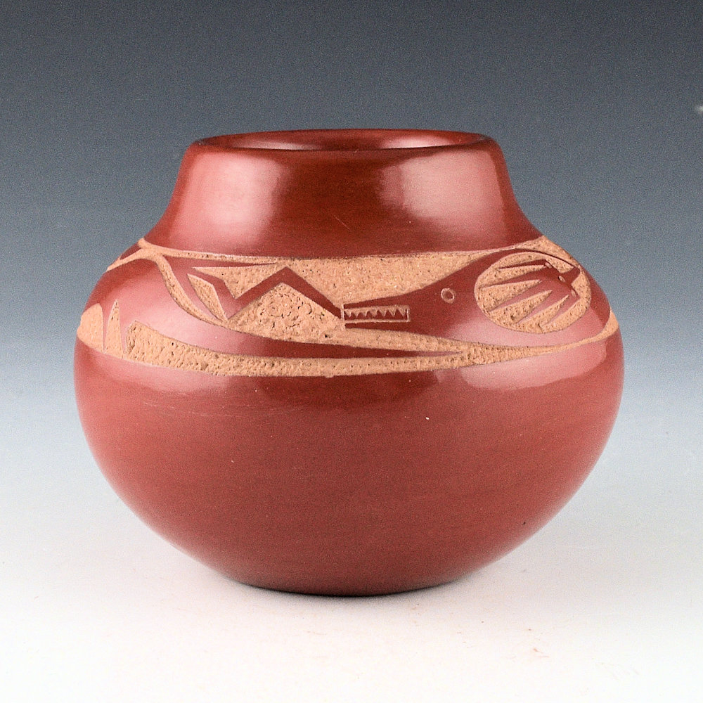 Da, Tony - Red Jar with Avanyu (1970-71)