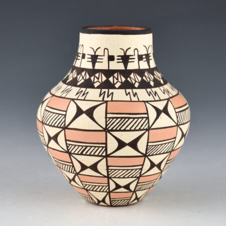 Alternative view of Aragon, Wanda - Water Jar with Figures and Rain Design (1994)